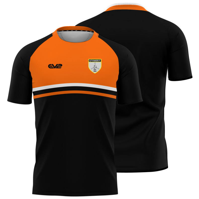 club shop black orange stock_tee