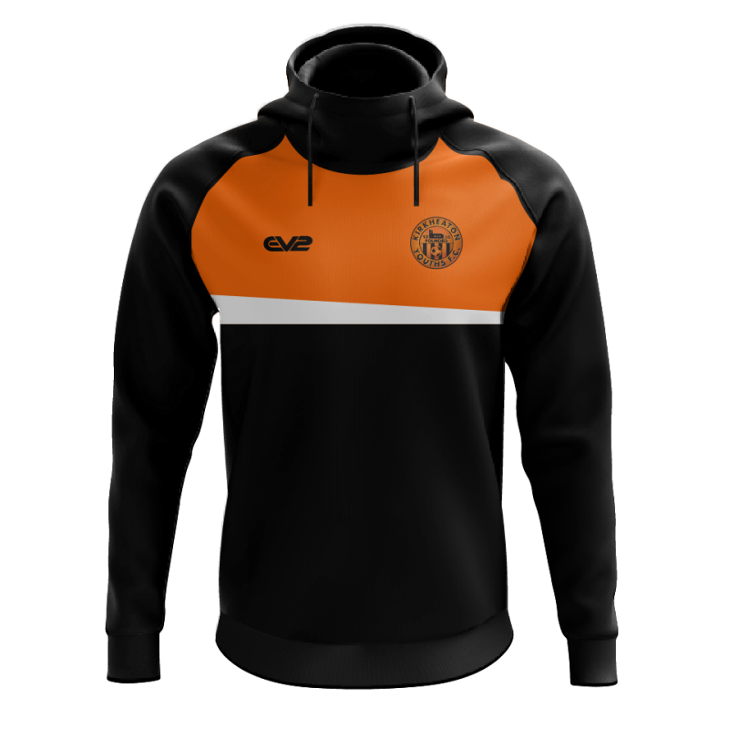 black & orange hoody