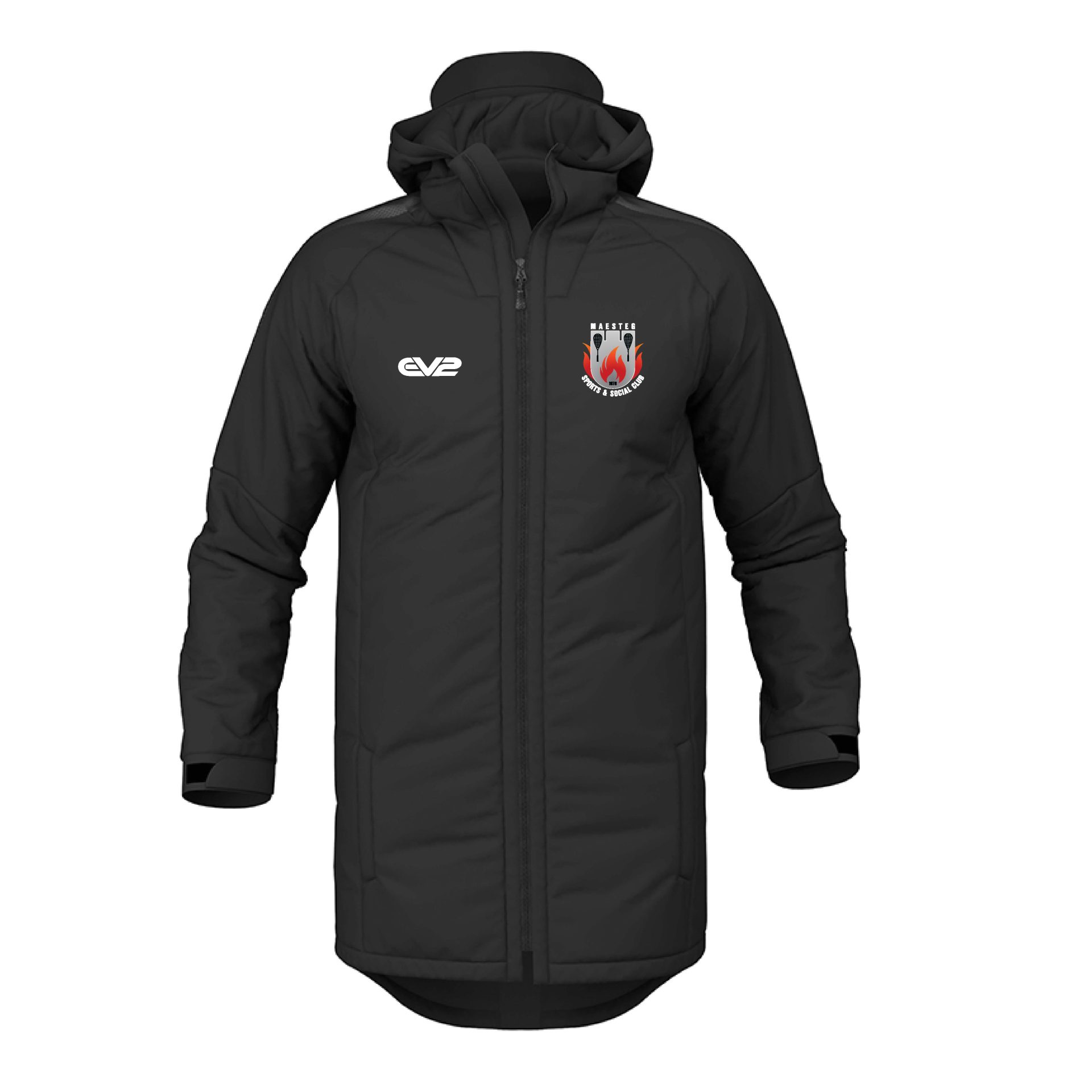 Maesteg Squash Coaches Coat EV2 Sportswear maesteg-squash-coaches-coat-ev2-sportswear