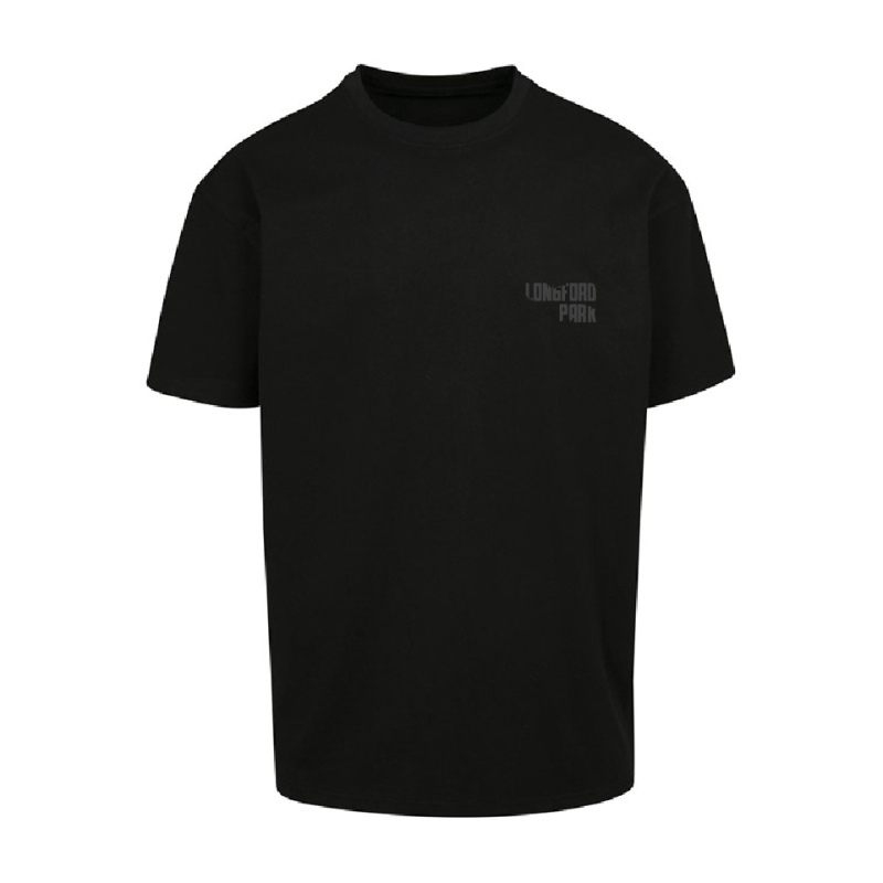 Blackout Graphic Tee – Grunge Text