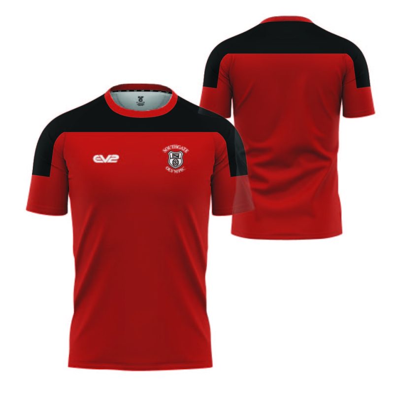 Southgate Olympic Red & Black Training Tee