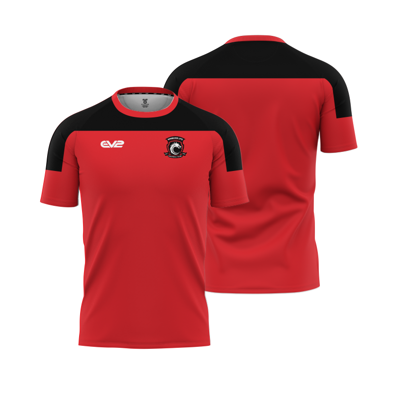 Winsham Web Images_Black Red Stock_Training Tee
