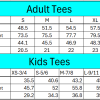 Tee size guide