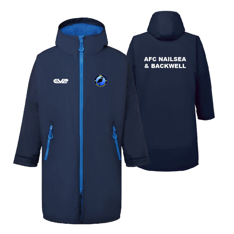 AFC NAILSEA & BACKWELLEV2 Dry Robes NAVY SAPPHIRE-11