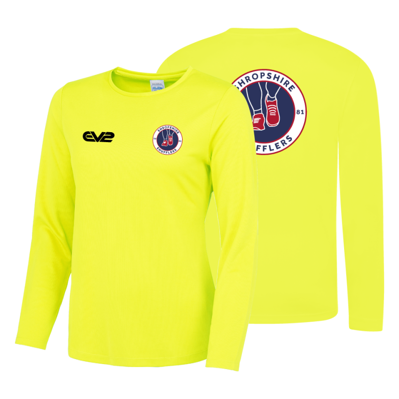 Womens – Long sleeved – Electric Yellow